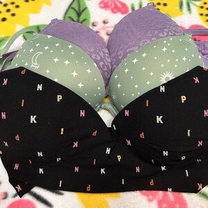 PINK Victoria Secret Push Up Bra Bundle